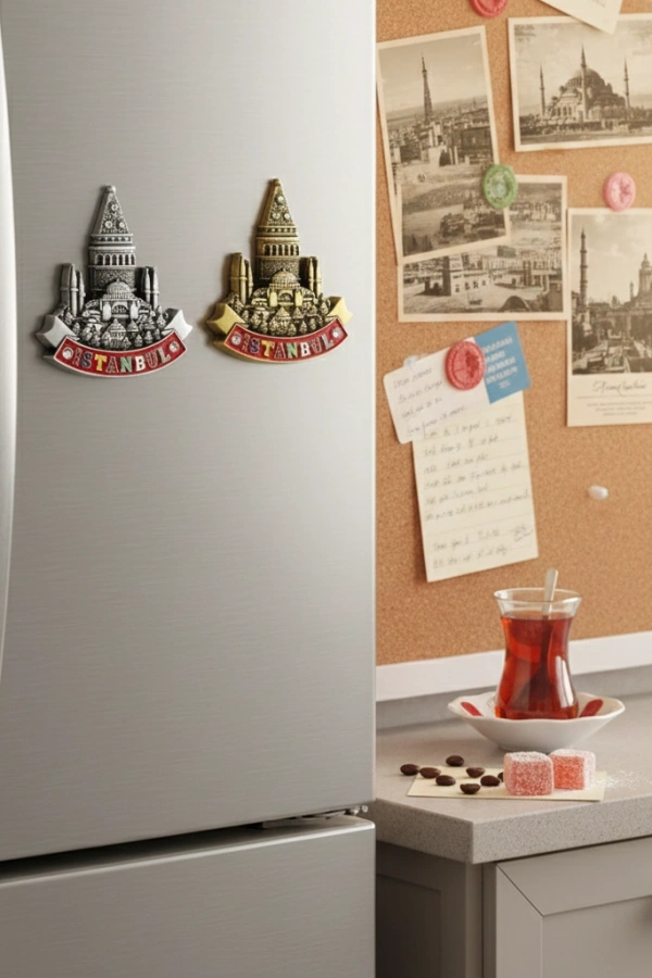 İstanbul Temalı Metal Magnet Model 1