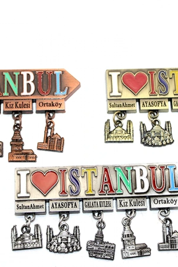 İstanbul Temalı Metal Magnet Model 7