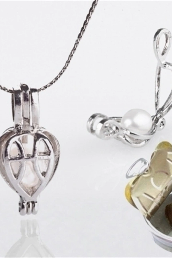 İstiridye Kabuğunda Gerçek İnci Kolye