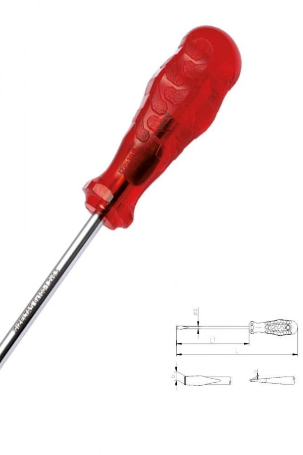 İzeltaş 4100 Kraft Düz Uçlu Tornavida 6X175