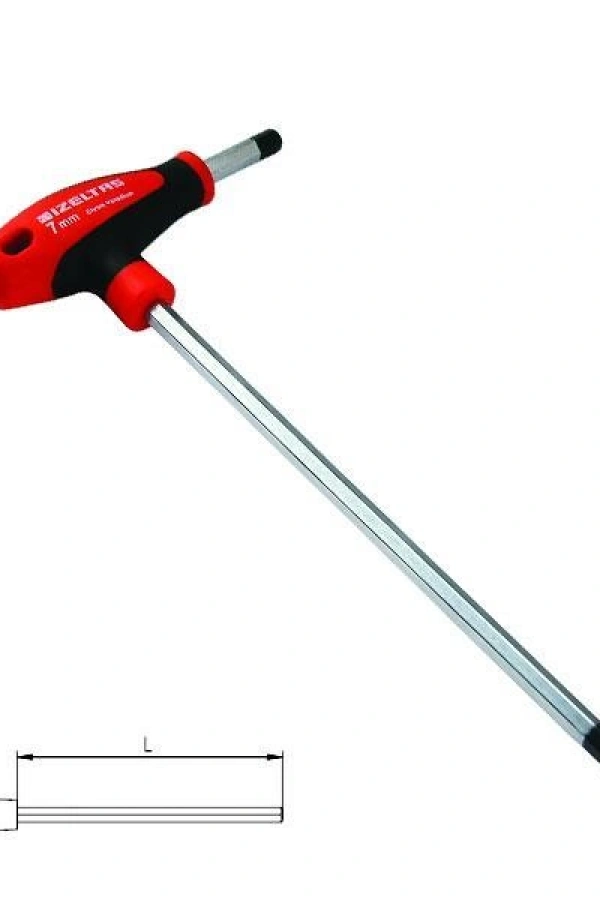 İzeltaş 4920 T Tipi Allen Anahtar 8 mm