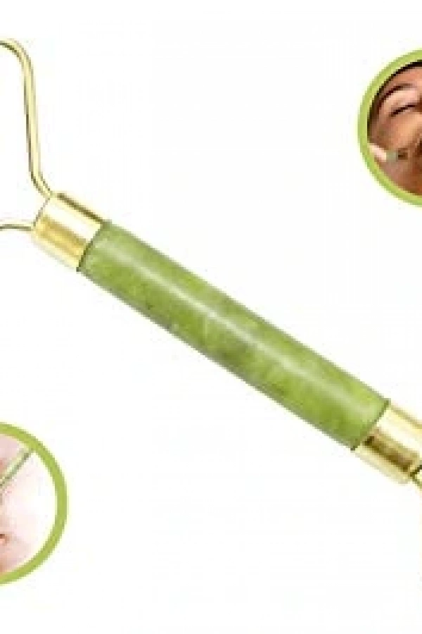 Jade Roler 2li Yeşim Taşı Yüz Masaj Aleti