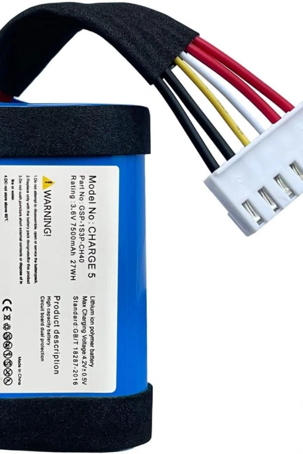 JBL Charge 5 uyumlu 3.7v 7800 mah Soketli Batarya