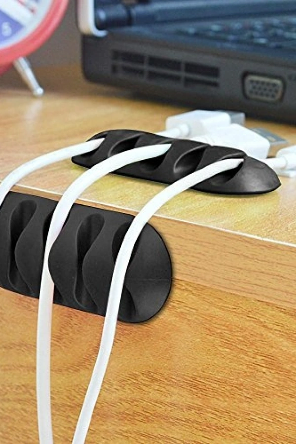 Kablo Kanalı 5 Kanallı Tutucu - 3 Adet