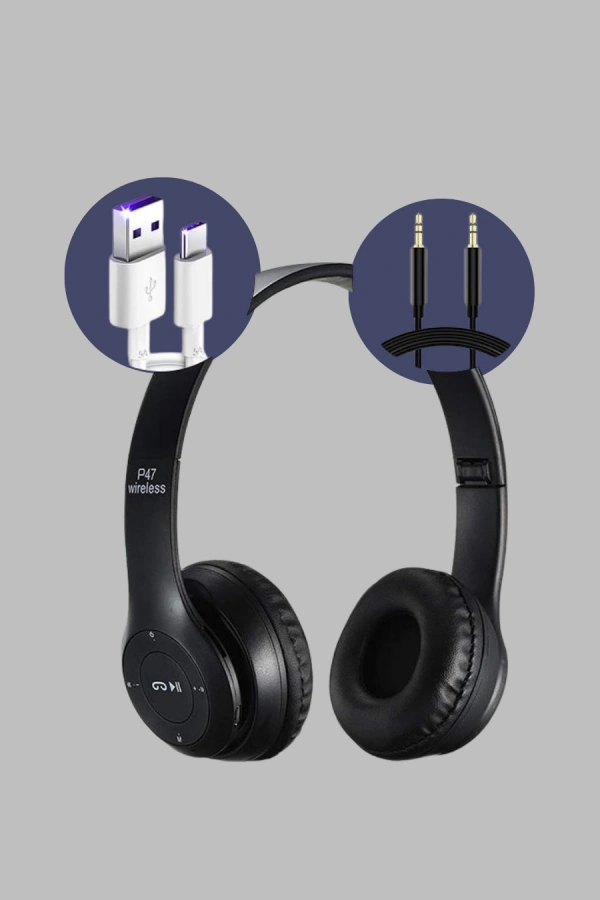 Kablolu & Kablosuz Kullanım Seçeneği Sunan Stereo Bluetooth Kulaklık