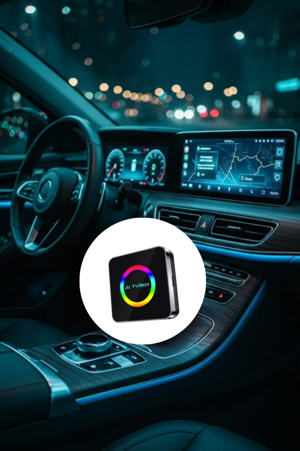 Kablosuz Android Auto CarPlay Destekli Araç Multimedya Adaptörü