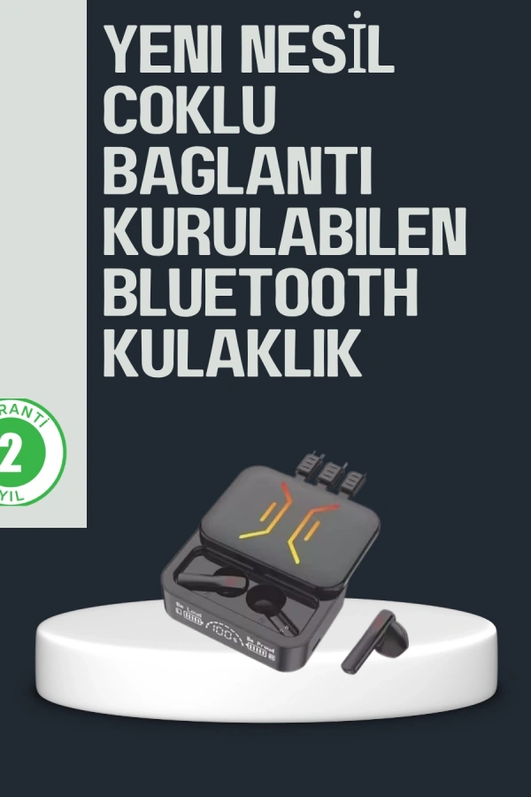 Kablosuz Bluetooth 5.0 Kulaklık – 300mAh Şarj Kutusu