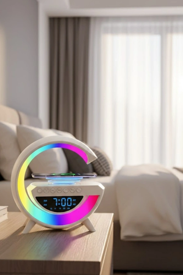 Kablosuz Bluetooth Hoparlör RGB Aydınlatmalı Çoklu Medya Destekli
