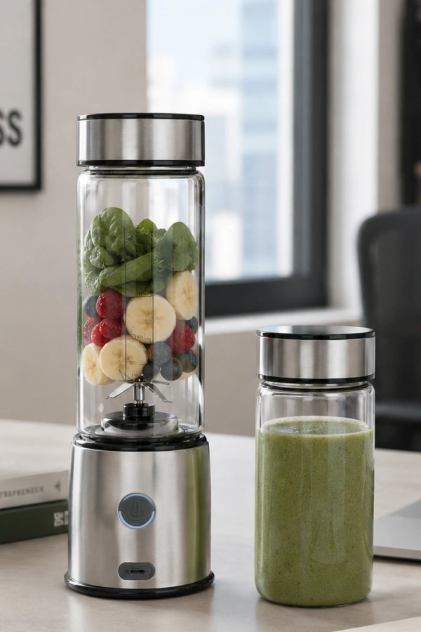 Kablosuz Cam Blender Yüksek Güçlü Smoothie Meyve Sebze Blenderı