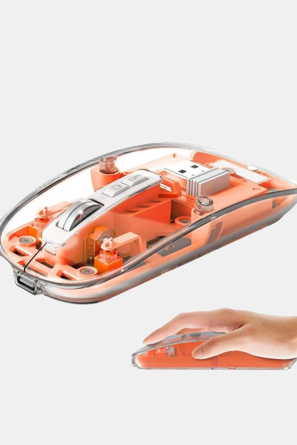 Kablosuz Çift Modlu Mouse – Bluetooth 5.0 + 2.4GHz