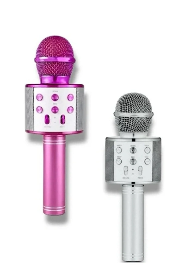 Kablosuz Hoparlörlü Bluetooth Karaoke Mikrofonu