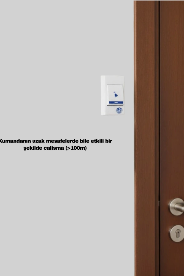 Kablosuz Kapı Zili Kolay Kurulumlu Modern Kullanım