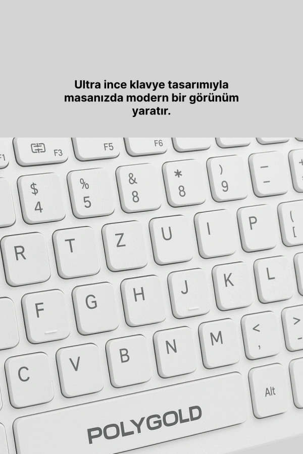 Kablosuz Klavye Mouse Takımı - Ergonomik, Sessiz ve Enerji Tasarruflu