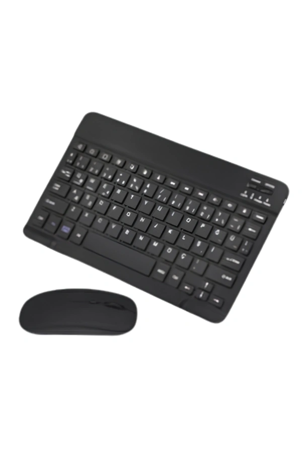 Kablosuz Klavye ve Mouse Kombosu Bluetooth Uyumlu Sessiz Set
