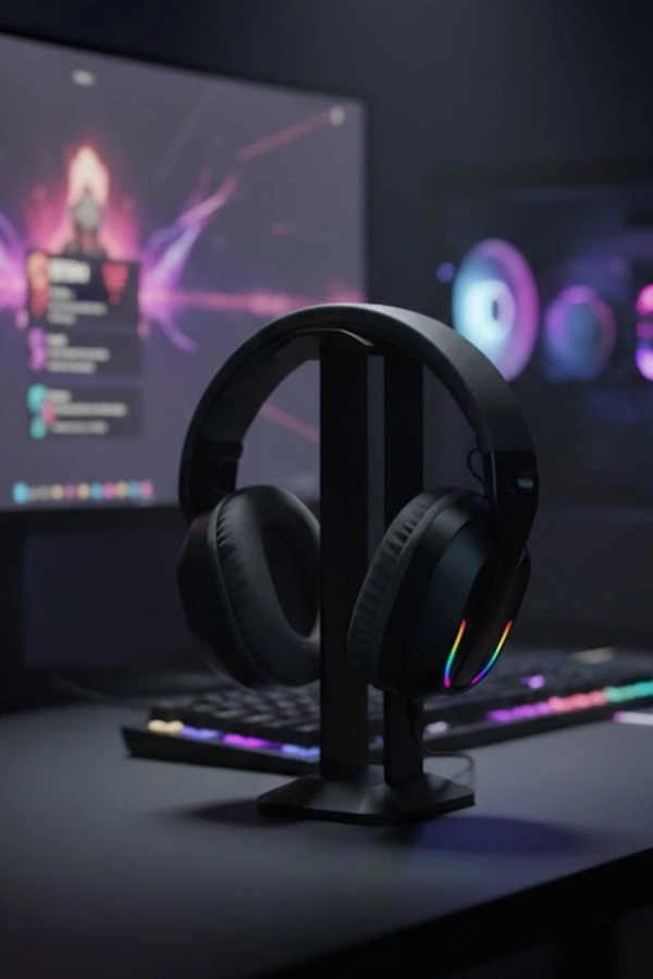 Kablosuz  Kulaklığı RGB Aydınlatmalı Bluetooth Mikrofonlu  Headset