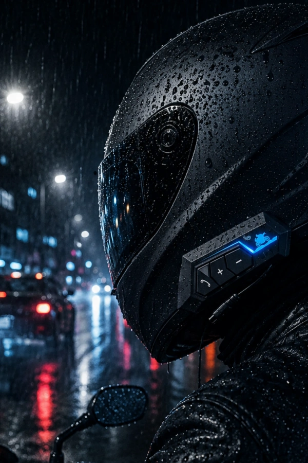 Kablosuz Motosiklet Kask Kulaklığı Bluetooth Mikrofonlu Sürüş Sistemi