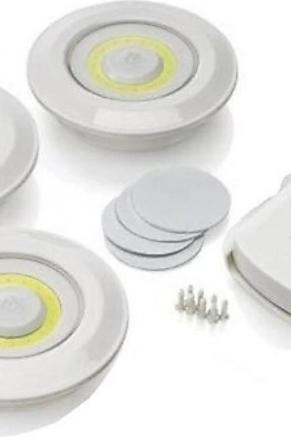Kablosuz Uzaktan Kumandalı 3lü Led Lamba Seti