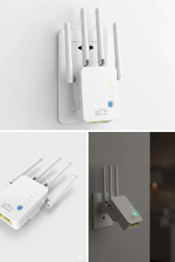 Kablosuz WiFi Tekrarlayıcı 300Mbps