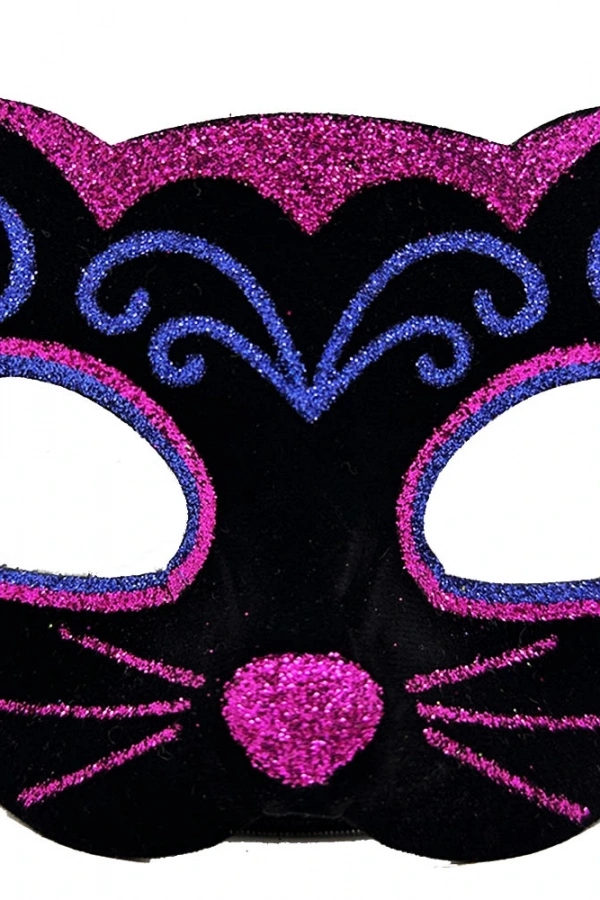 Kadife Kaplama Kedi Maskesi