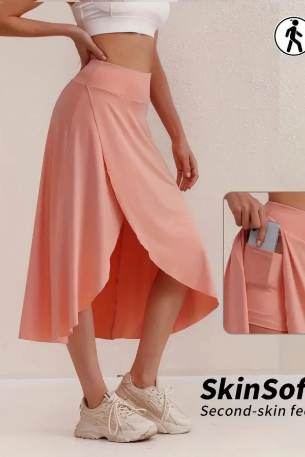 Kadın Cep Detay Taytlı Sandy Etek