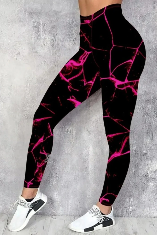 Kadın Yüksek Bel Renk Detaylı Dalgıç Tayt