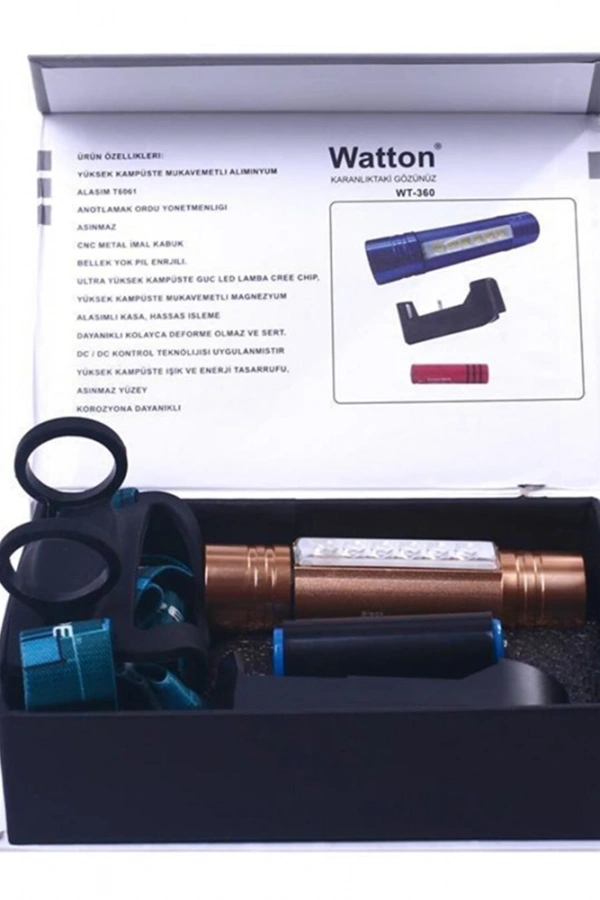 Kafa Lambası Güçlü El Feneri Wt-360