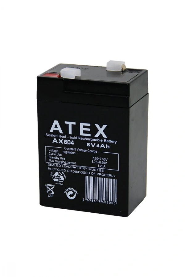 KALIN KURU AKÜ 6V-4AH AMPER 70x48x101Mm