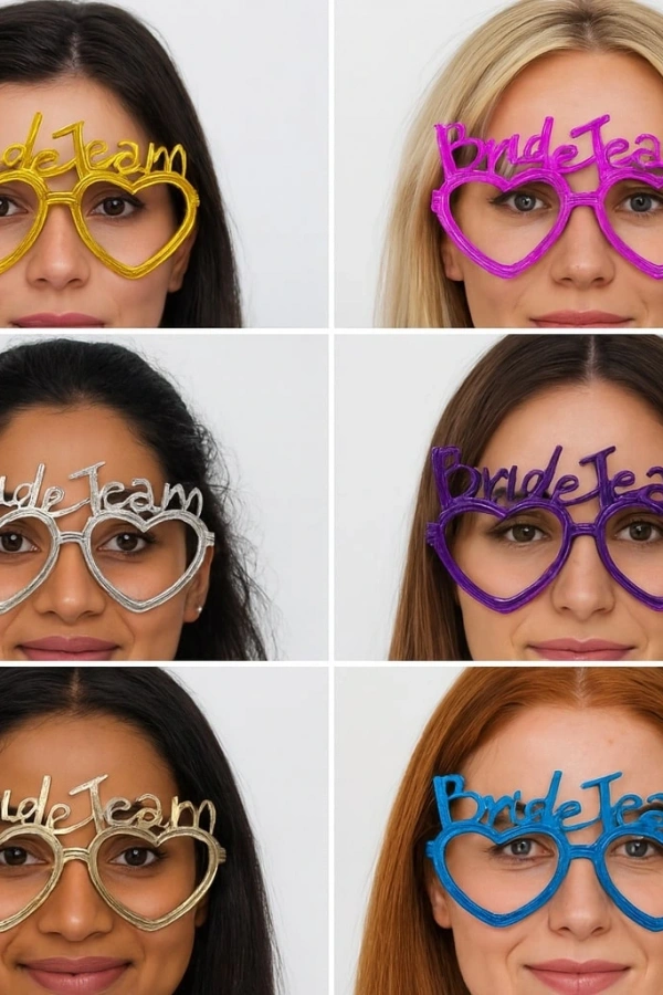 Kalpli Bride Team Gözlük Seti 6 Renk