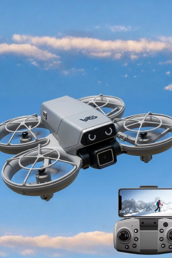 Kameralı Mini Drone Optical Flow Hover APP Kontrollü