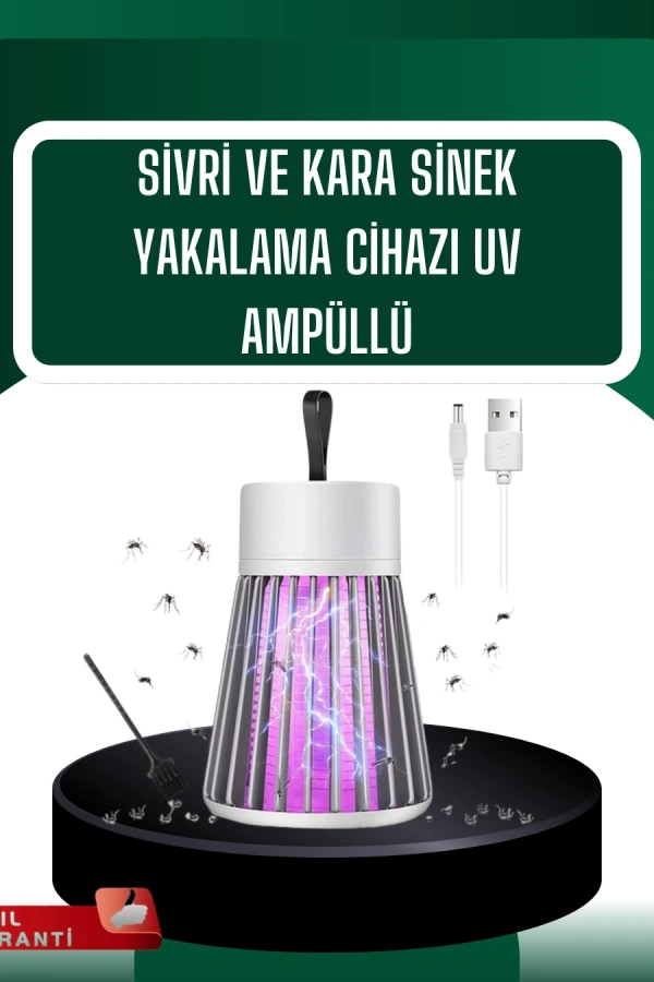 Kamp ve Bahçe İçin Şarjlı Böcek Kovucu Lamba