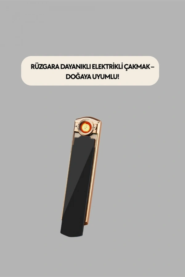 Kamp ve Dış Mekanlara Uygun Elektronik Çakmak – Güçlü Batarya, Çevre Dostu