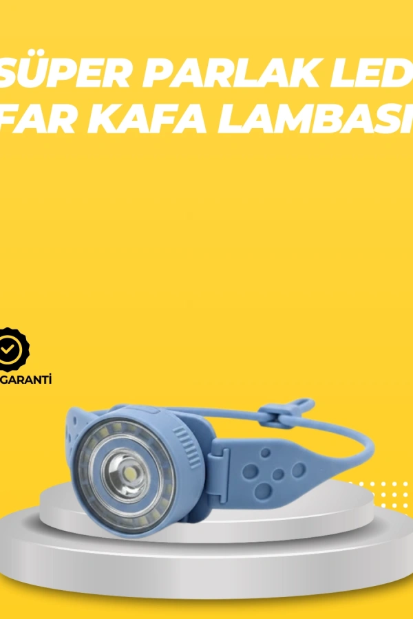 Kampçı Kafa Lambası Su Geçirmez Çok Modlu LED