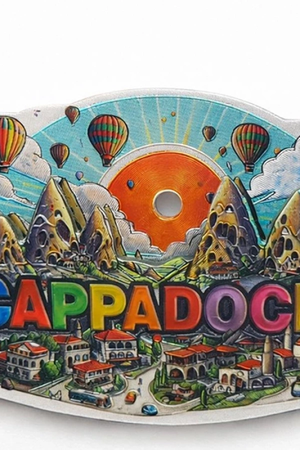Kapadokya Temalı Silikon Buzdolabı Magneti Model 4