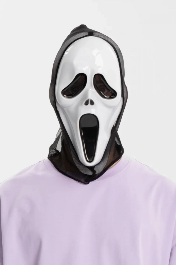 Kapşonlu Çığlık Maskesi Scream Maskesi 33x21 cm