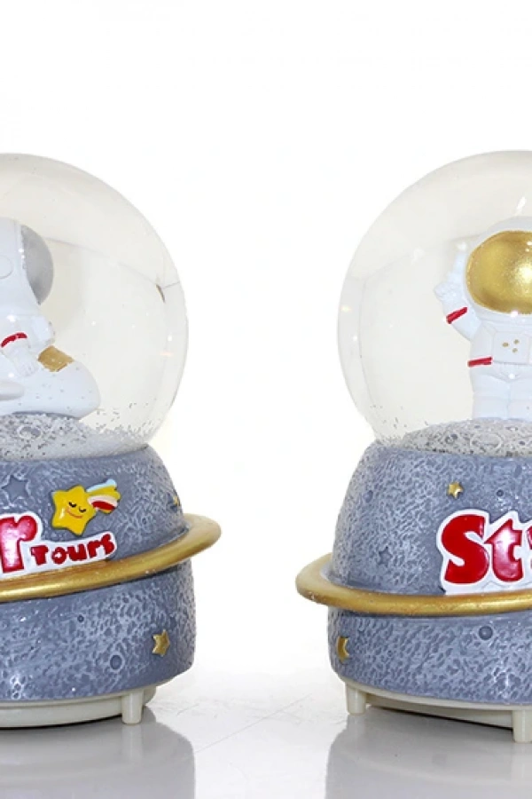 Kar Küresi Işıklı Müzikli 13 Cm