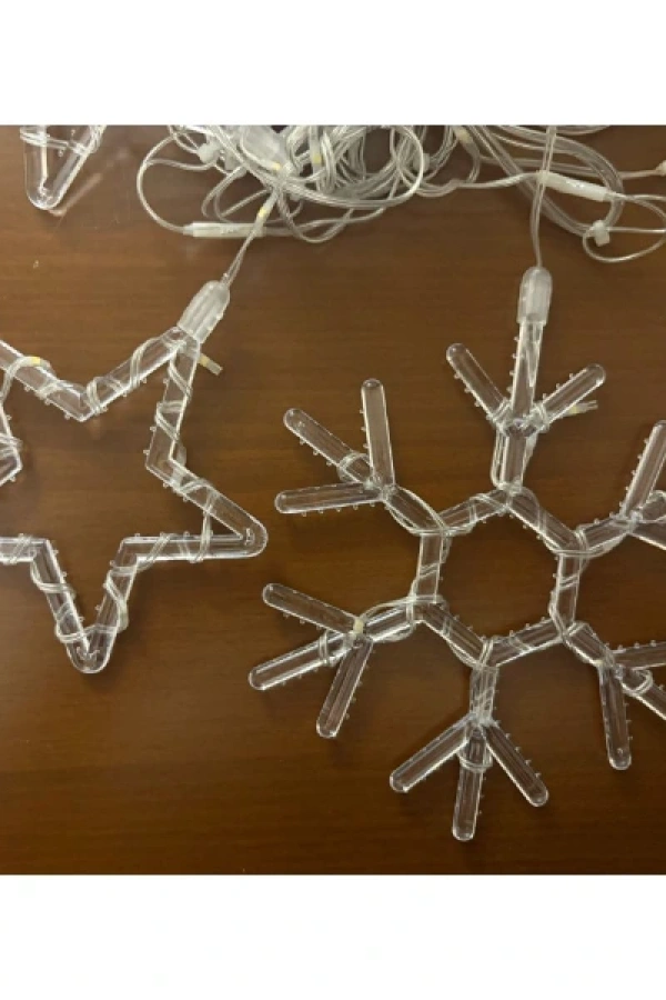 Kar Tanesi Perde LED