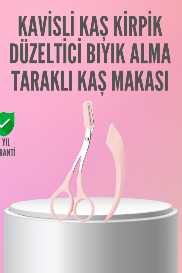 Kaş ve Kirpik Şekillendirme İçin Yüz Bakım Makası