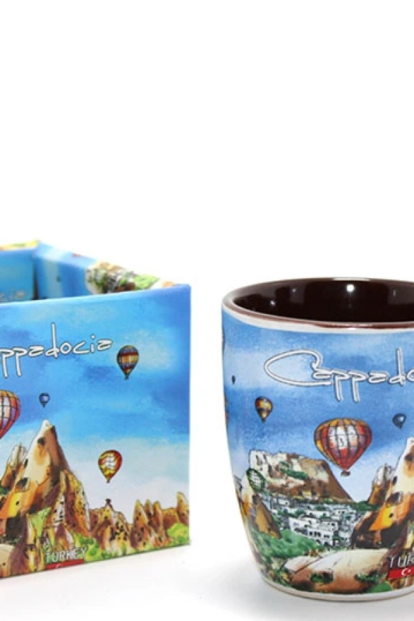 Kaşıklı Yöresel Kahve Fincanı Tekli Model 1