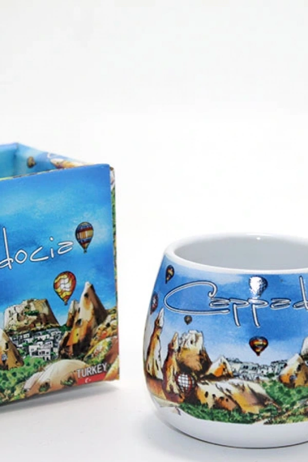 Kaşıklı Yöresel Kahve Fincanı Tekli Model 2