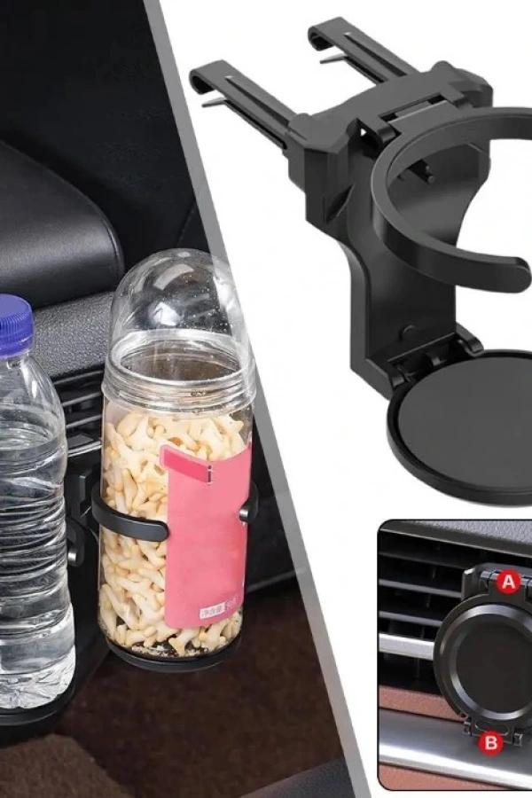 Katlanabilir Araba Bardak Şişe Tutucu