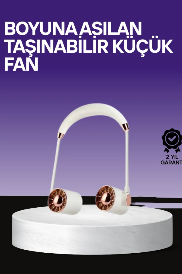 Katlanabilir Asılabilir Mini Fan USB Şarjlı 3 Kademeli Sessiz