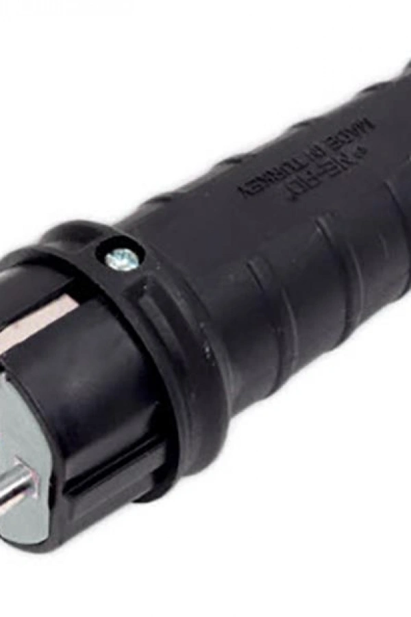 Kauçuk 1 X 16 A Topraklı Erkek Fiş 220V