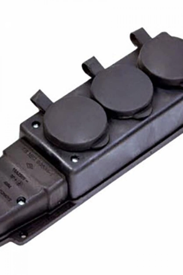 Kauçuk 220V Uzatma 3lü Priz