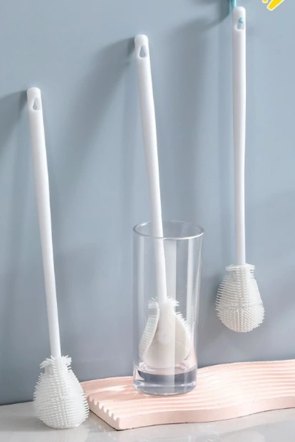 Kavanoz ve Biberon Yıkama Fırçası Silikon