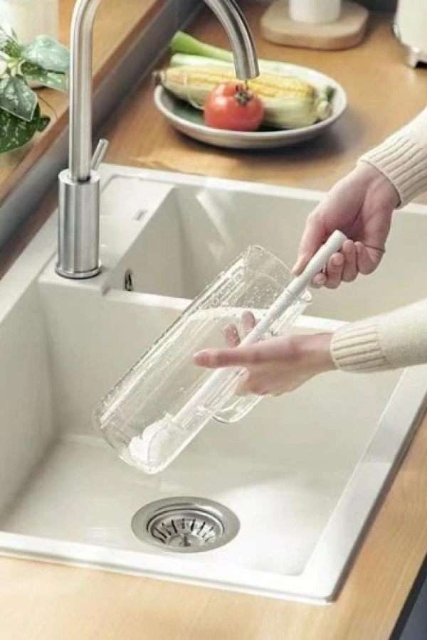 Kavanoz ve Biberon Yıkama Fırçası Silikon