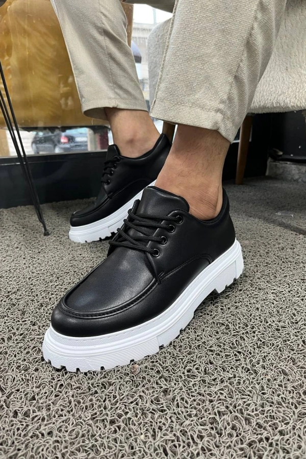 KB-X6 Kuback Siyah Cilt Günlük Erkek Ayakkabı