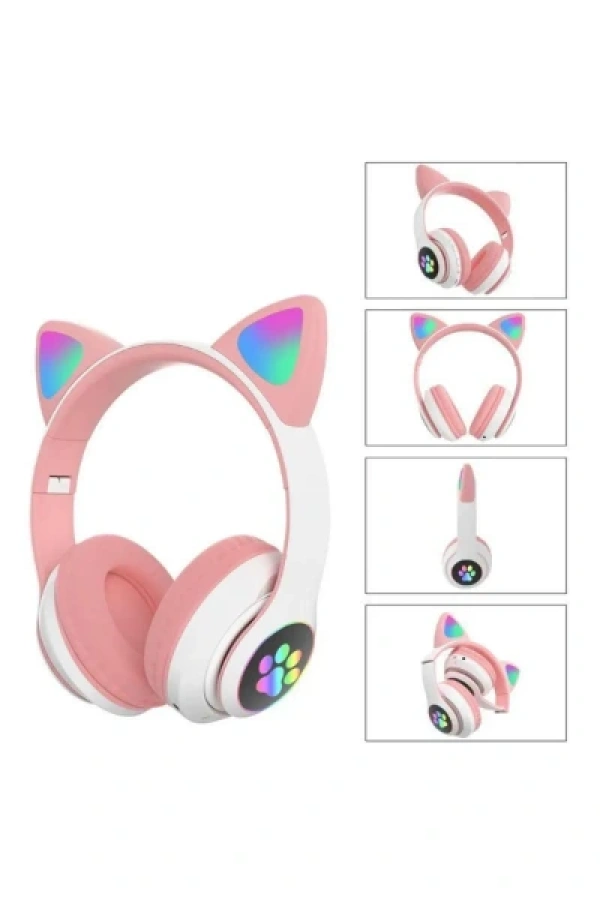 Kedi Figürlü Bluetooth Kulaklık