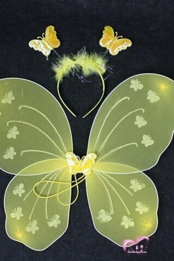 Kelebek Kanat Seti Sarı Renk