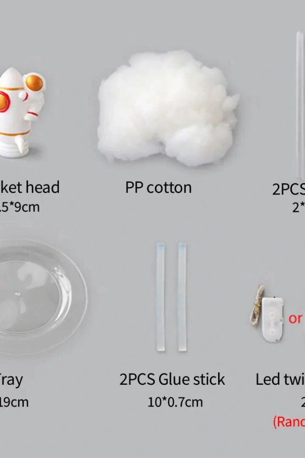 Kendin Yap Uçan Astronot Tasarımlı Gece Lambası