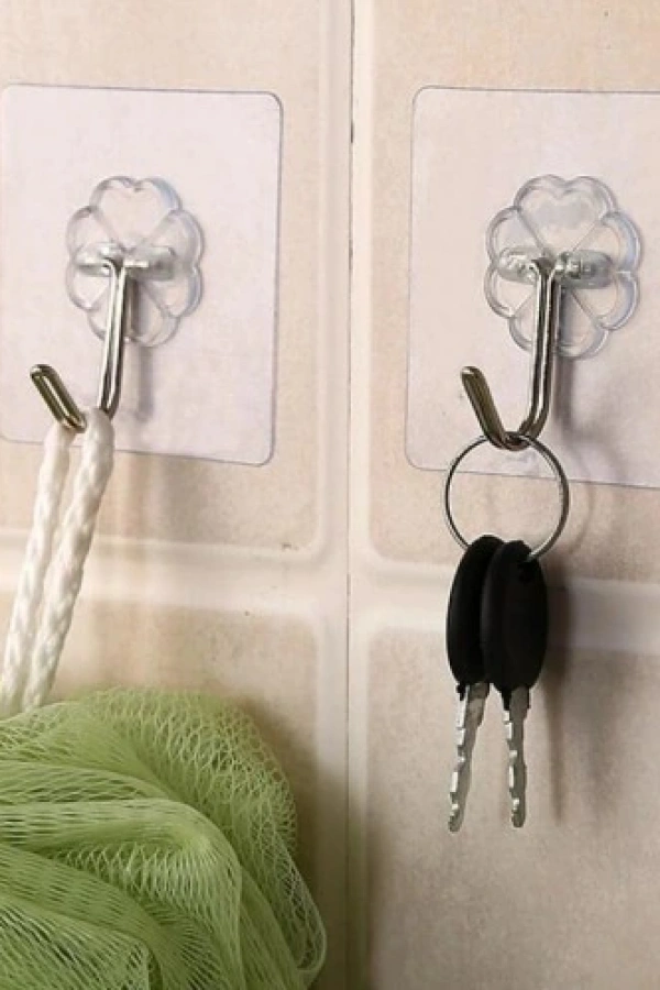 KENDINDEN YAPIŞKANLI ŞEFFAF ASKI 5 Lİ SET